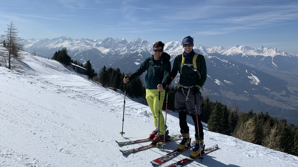 Skitour Patscherkofel – Am Schutzhaus