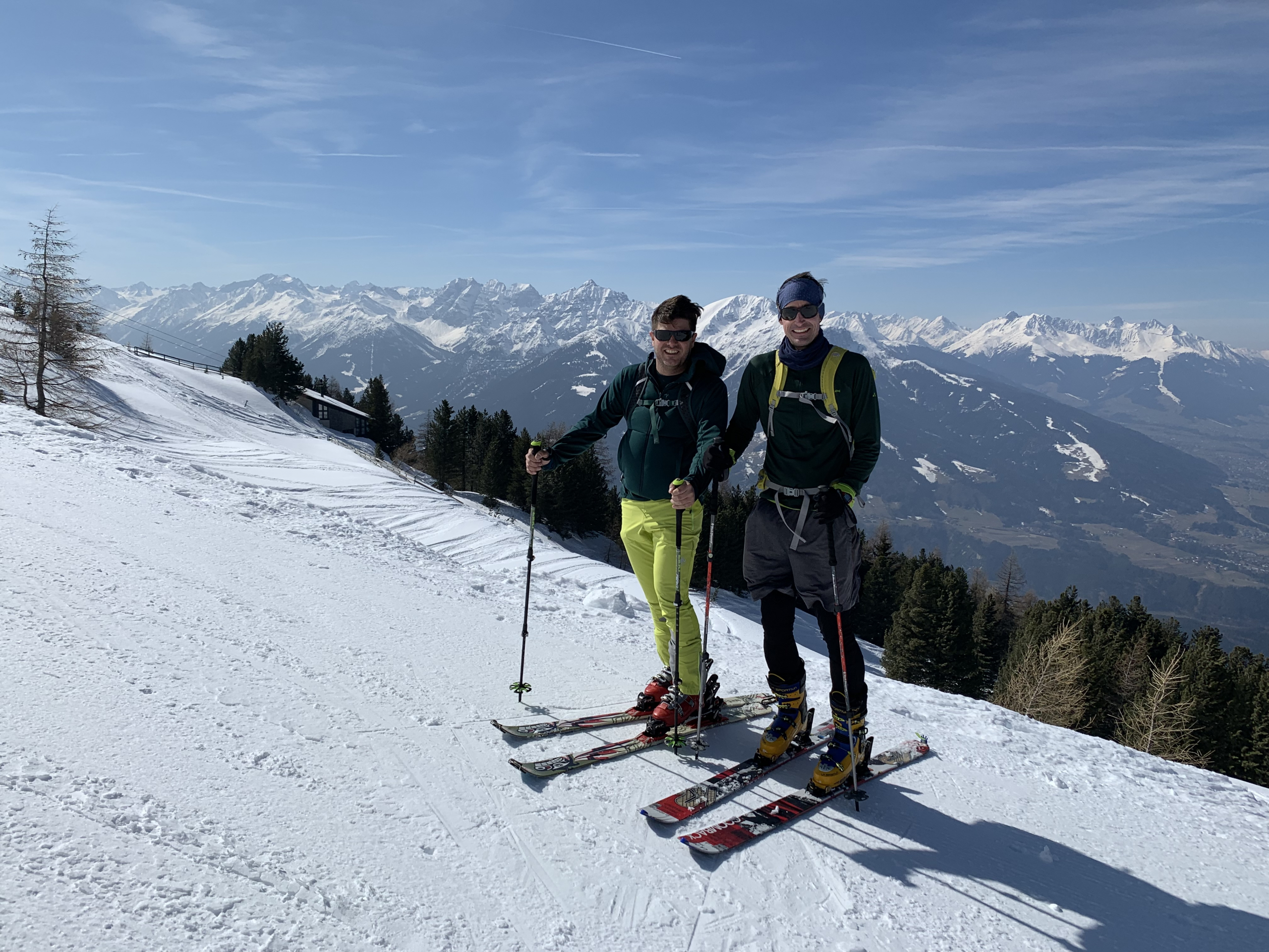 Skitour Patscherkofel – Am Schutzhaus