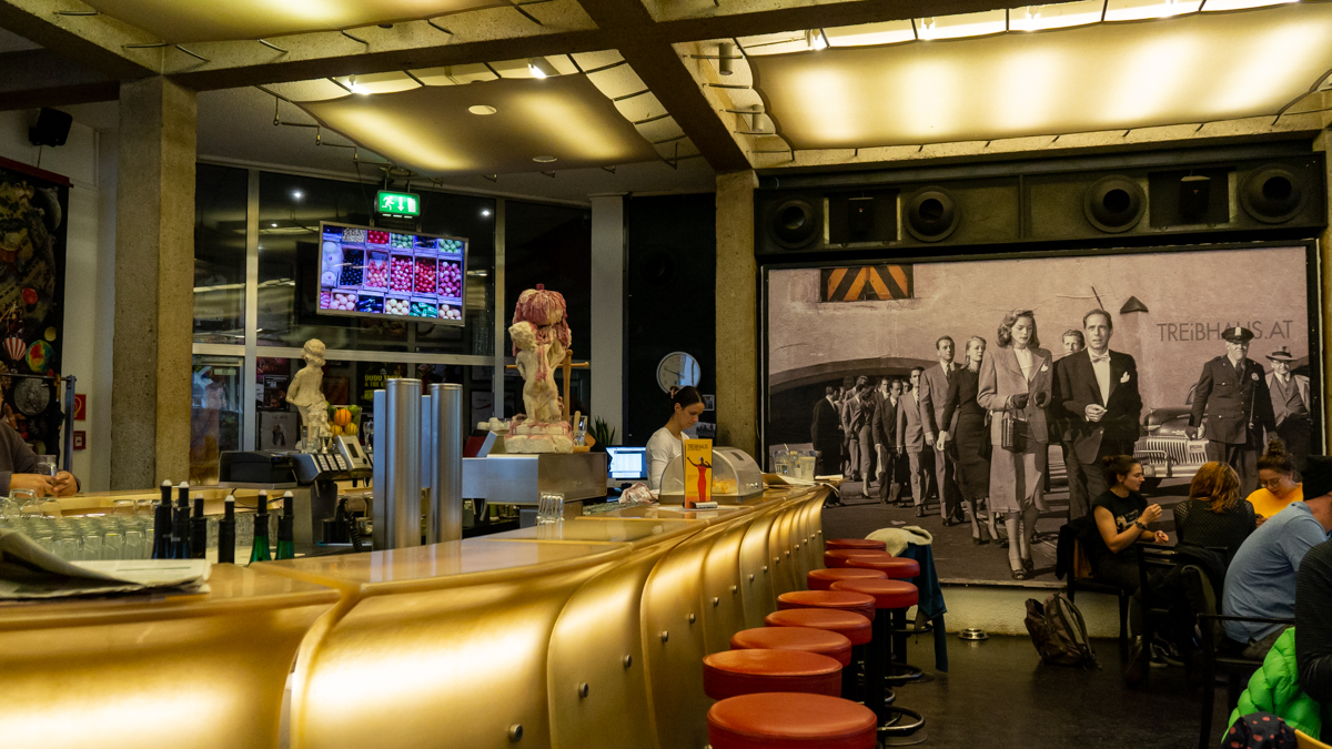 Barbereich im Treibhaus