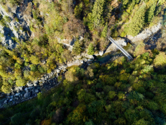 Overhead Aerial View Sillschlucht