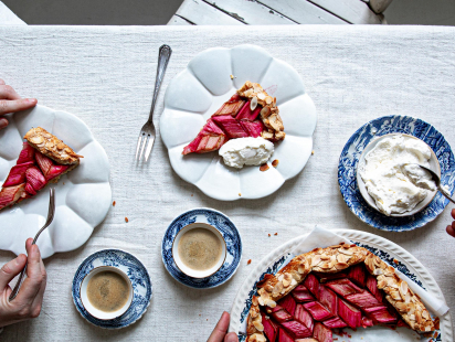 Rhabarbergalette